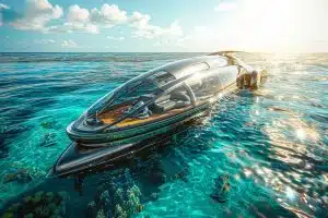 Découvrez la vie luxueuse et secrète à bord d'un yacht sous-marin unique