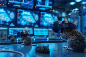 Des souris plongées dans le virtuel : une avancée scientifique qui interroge l'éthique et la technologie