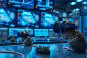 Des souris plongées dans le virtuel : une avancée scientifique qui interroge l'éthique et la technologie