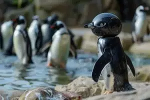 Un robot espionne : la vérité choquante sur les manchots de Humboldt à Vincennes