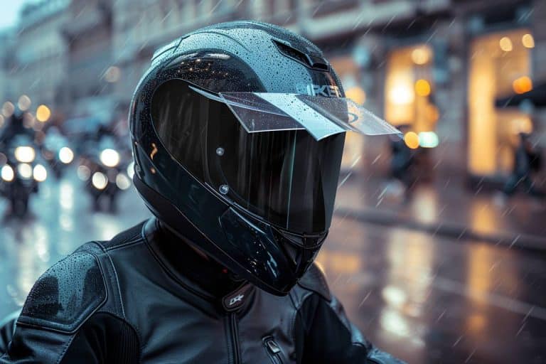 Voici le premier essuie-glace universel pour casques de moto qui révolutionne la conduite sous la pluie