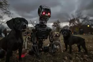 Les réactions effrayantes des vrais chiens face aux robodogs : un choc inattendu