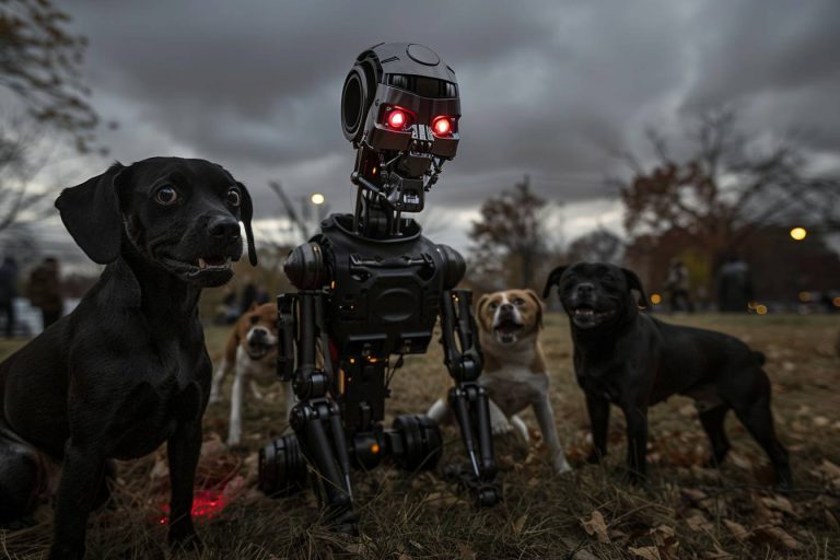 Cette réaction des vrais chiens face aux robodogs est absolument terrifiante et troublante