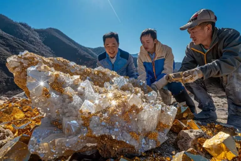 Une découverte extraordinaire bouleverse la Chine avec d'énormes réserves d'or en Hunan