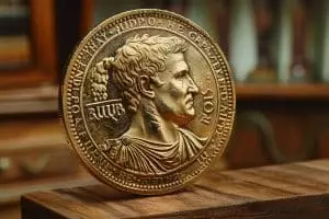 Ce fabuleux trésor romain : l'unique pièce d'or de Brutus, témoin d'une époque sanglante, aux enchères !