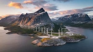 Ce "mur d'éoliennes" norvégien capte 2,5 fois plus d'énergie et promet de révolutionner l'éolien flottant