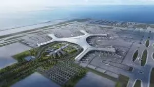 Ce nouvel aéroport chinois, plus grand que Hong Kong et Kansai réunis, accueillera 80 millions de voyageurs par an