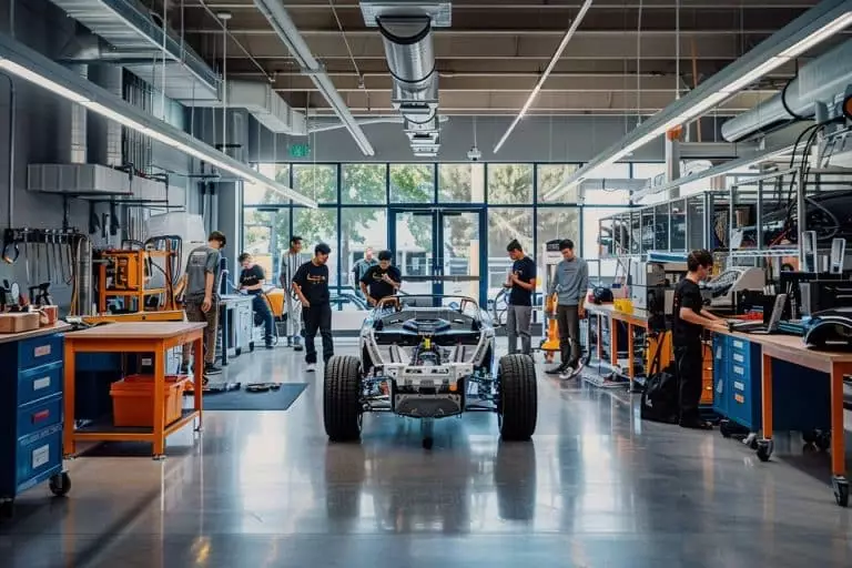 Ce projet à près de 5M€ pour former ces étudiants à construire les voitures électriques de demain Ce projet révolutionnaire de 4,7 millions $ : l'avenir de l'éducation automobile en Michigan !