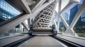 Une révolution écologique : cette imprimante 3D transforme le béton en piège à CO2 et booste sa résistance de 45%