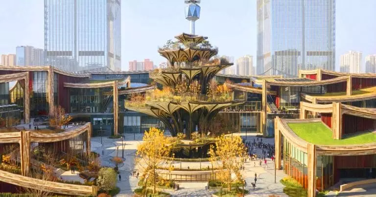 “La nature conquiert le ciel” : cette tour verte surprenante de 57 mètres transforme l’architecture urbaine et écologique Ce parc vertical à Xi’an avec ses 56 terrasses et 100 000 tuiles céramiques réinvente l’architecture urbaine
