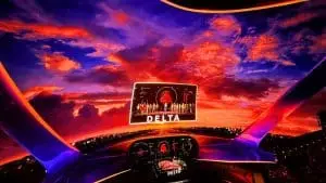 Delta révolutionne le ciel : des écrans 4K HDR QLED à bord dès 2026 pour un vol futuriste à 30 000 pieds