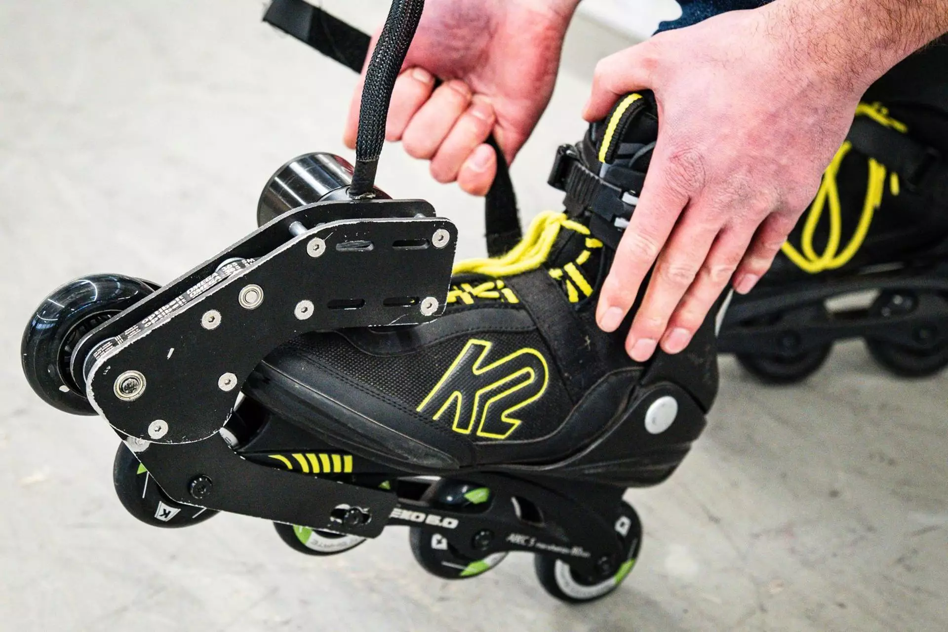 On affirme que le Blade Booster s'adapte à la plupart des marques et modèles de patins à roulettes en ligne (ou rollerblades).