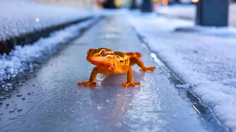 « Marcher sur la glace sans glisser, on l’a fait » : inspiré des geckos, ce matériau révolutionnaire pourrait rendre les trottoirs hivernaux ultra-sécurisés Ce superpouvoir des geckos : 684 000 vies pourraient être sauvées grâce à une innovation anti-dérapage inspirée de leurs pattes