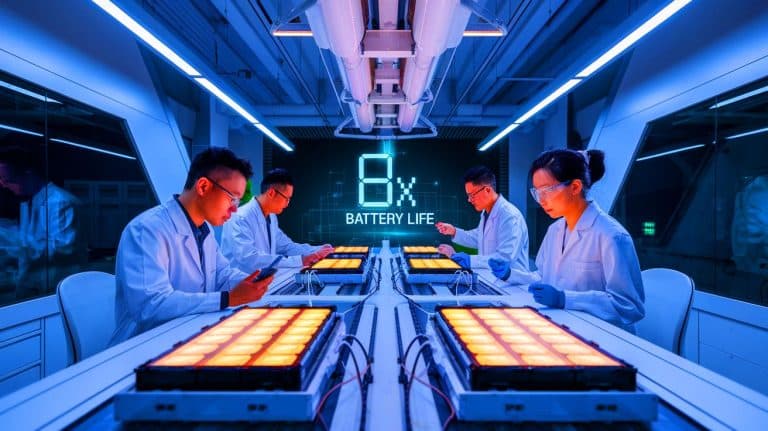 Multipliée par 8, la durée de vie des batteries lithium change tout grâce à ces injections révolutionnaires de scientifiques chinois