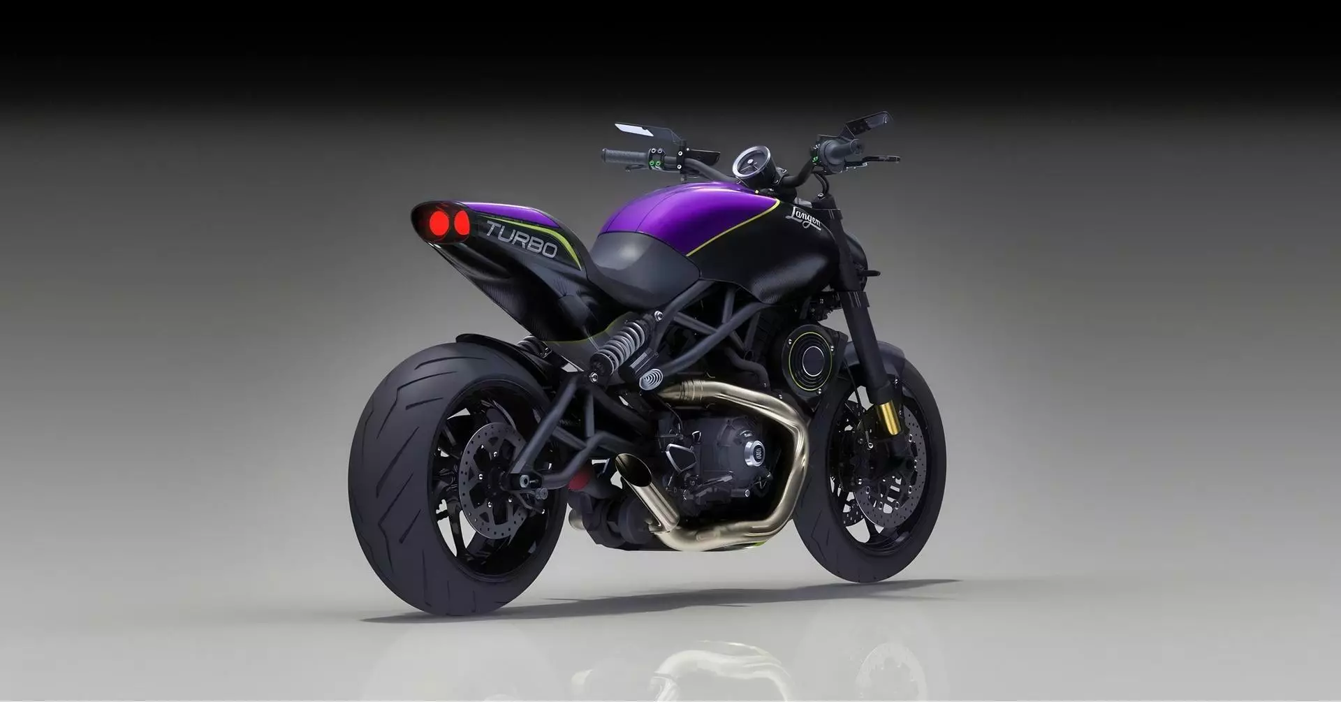 La Lightspeed Turbo devrait probablement être équipée d'une carrosserie en fibre de carbone, d'une suspension Ohlins et de freins Hel, comme le modèle d'origine