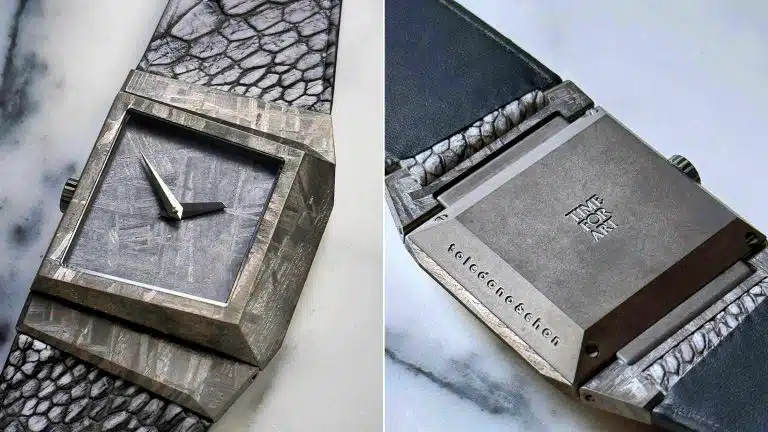 « Un fragment de l’espace à votre poignet » : cette montre taillée dans une météorite d’un million d’années défie le temps et le luxe Découvrez cette montre unique en son genre : sculptée dans une météorite vieille de 1 million d’années, elle défie le temps et les conventions