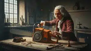 L’invention de la tronçonneuse en 1783 : une histoire terrifiante qui servait à autre chose que couper du bois