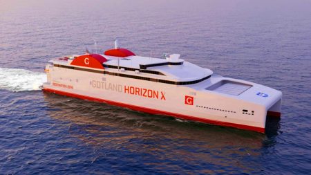 L’Australie s’apprête à construire un catamaran géant de 130 mètres, propulsé à l’hydrogène, révolutionnant le transport maritime éco-responsable