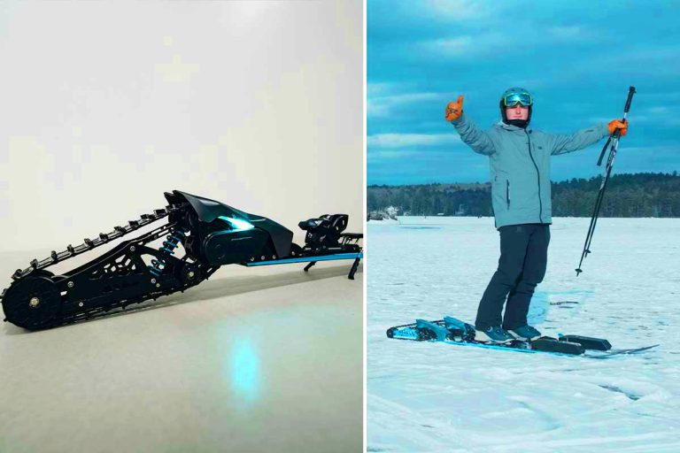 « Adieu les remontées mécaniques » : Vipera, ces skis à chenilles électriques qui grimpent les pentes en autonomie