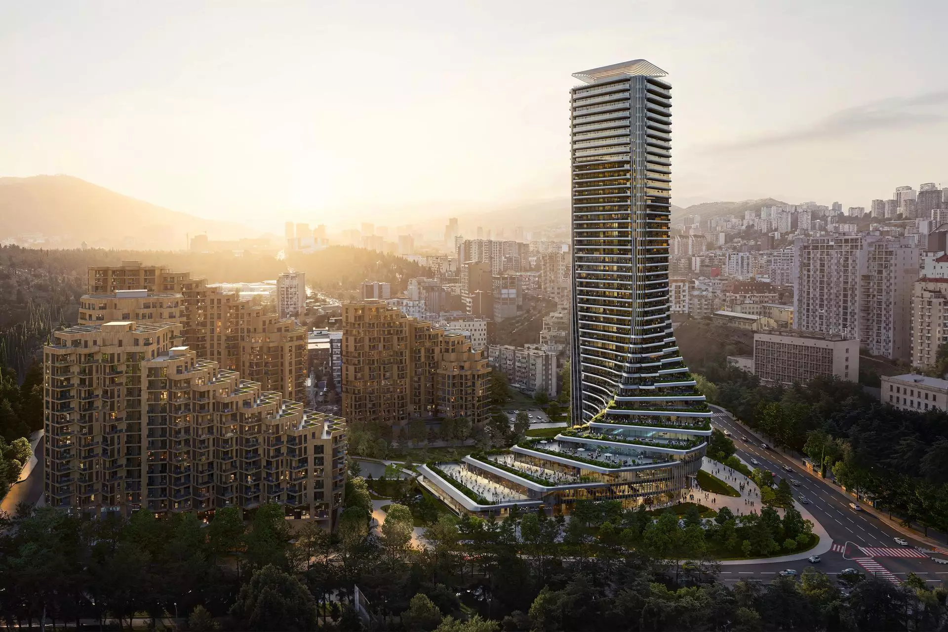 La Cityzen Tower arborera une forme torsadée qui offrira des espaces en terrasse et des balcons pour les bureaux et appartements intérieurs.
