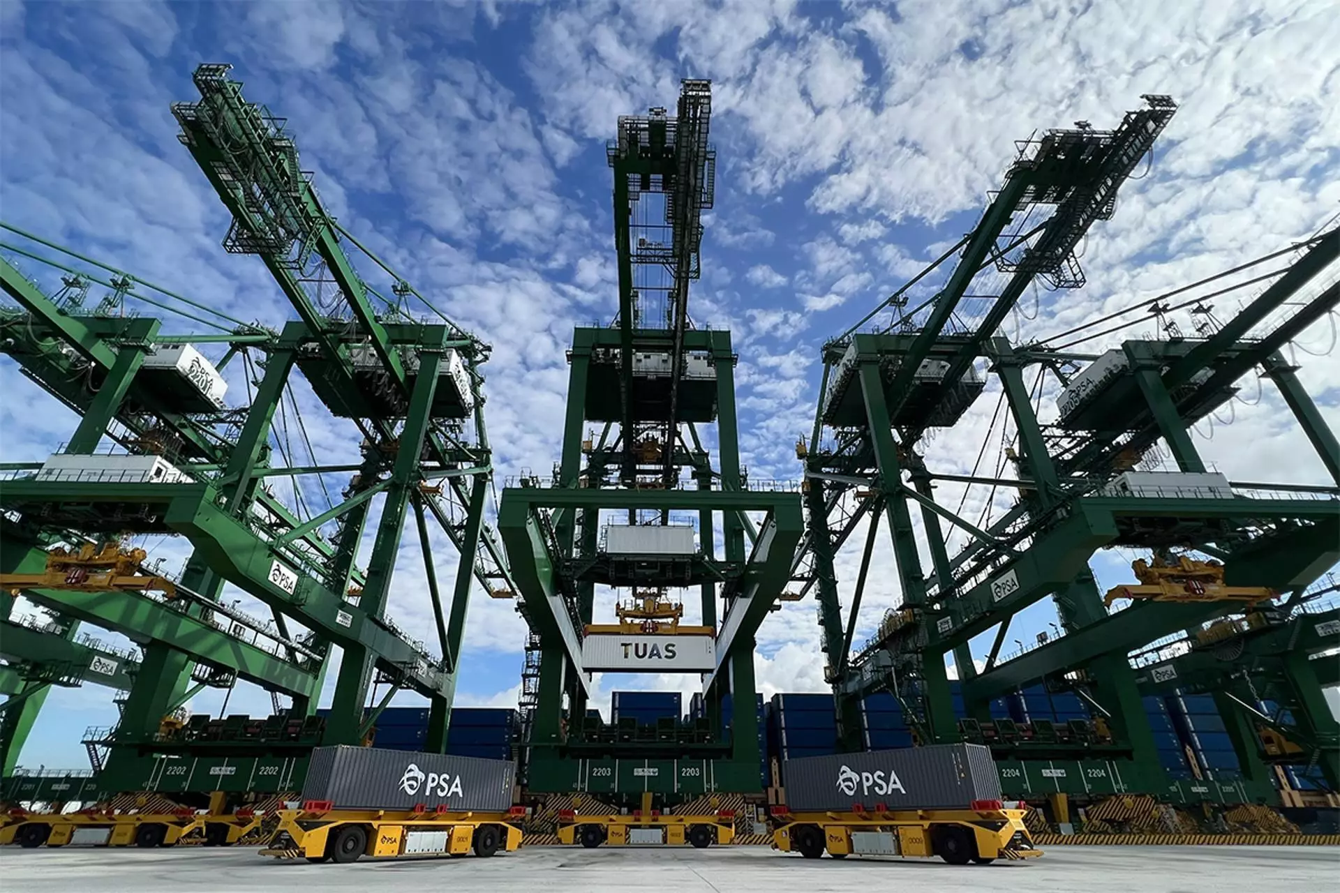 Le méga port de Tuas à Singapour deviendra le plus grand terminal à conteneurs automatisé du monde une fois son développement en quatre phases achevé.