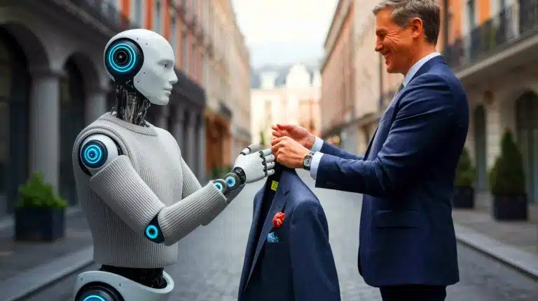 « Ce robot en pull offre une veste au boss de NVIDIA » : NEO Gamma scelle un pacte techno-stylé qui redéfinit la robotique domestique « Ce geste qui bouleverse l’Europe » : le robot en pull offre une veste au PDG de NVIDIA et enflamme la Toile