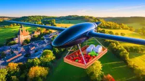 « Le ciel devient la nouvelle autoroute » : ce drone électrique géant remplace les camions pour livrer fruits et médicaments frais