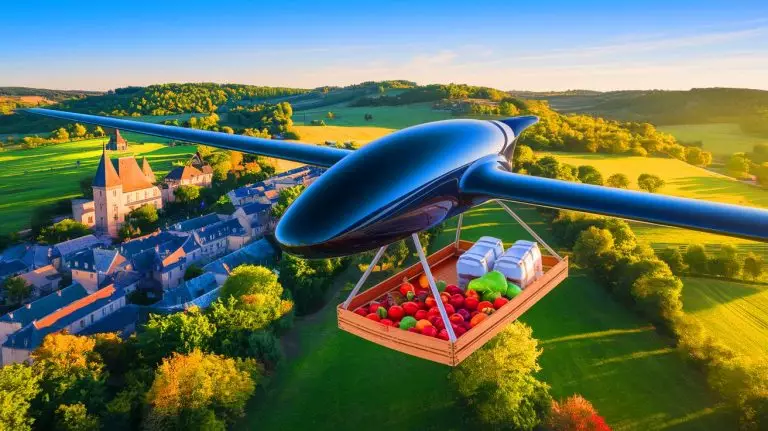 « Le ciel devient la nouvelle autoroute » : ce drone électrique géant remplace les camions pour livrer fruits et médicaments frais