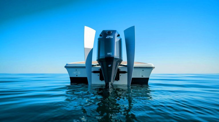 Ce moteur hors-bord révolutionnaire en aluminium transforme n’importe quel bateau en e-boat ultra-maniable en quelques secondes