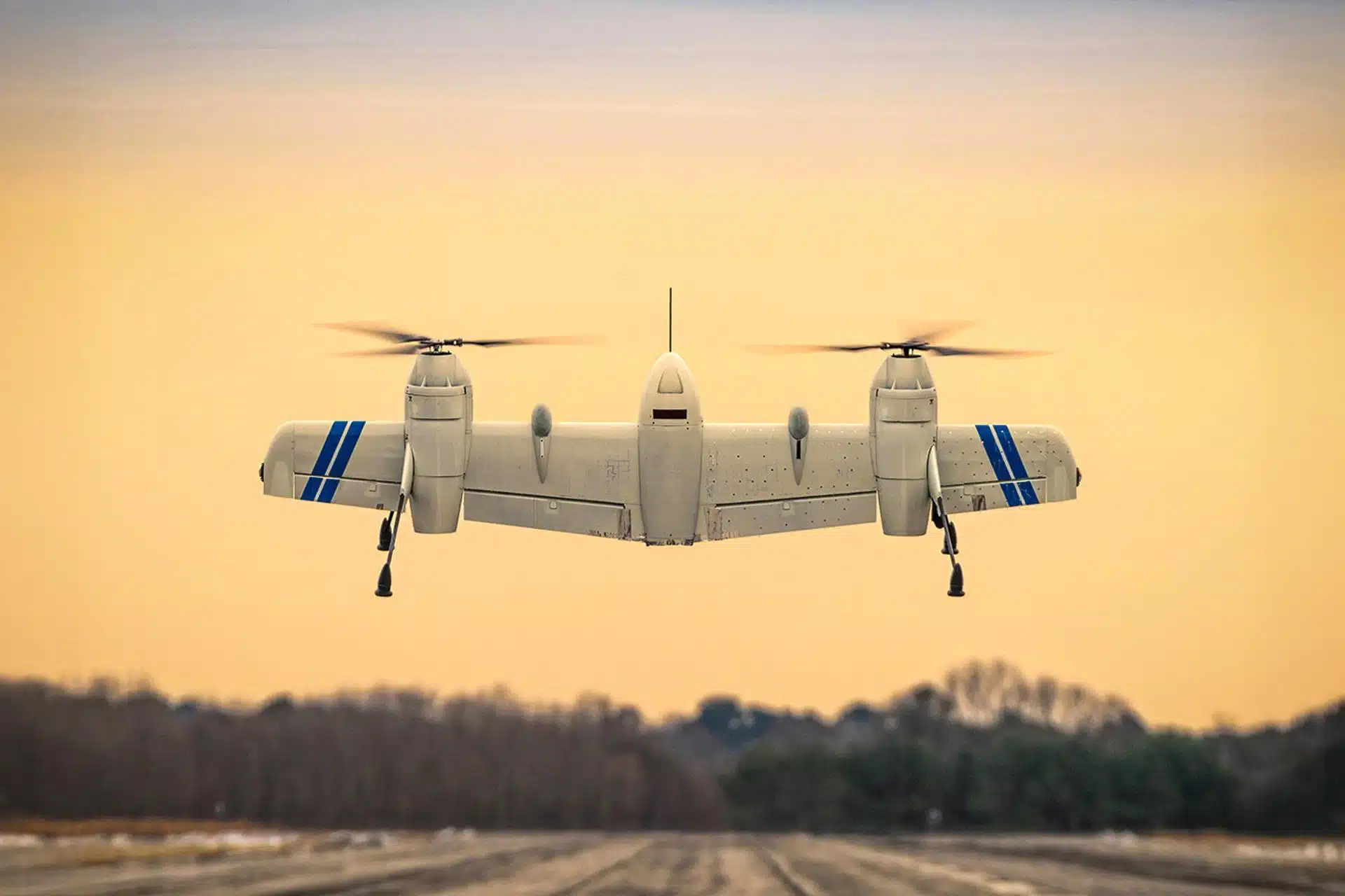 Le drone Sikorsky décolle. Image agrandie grâce à des outils génératifs