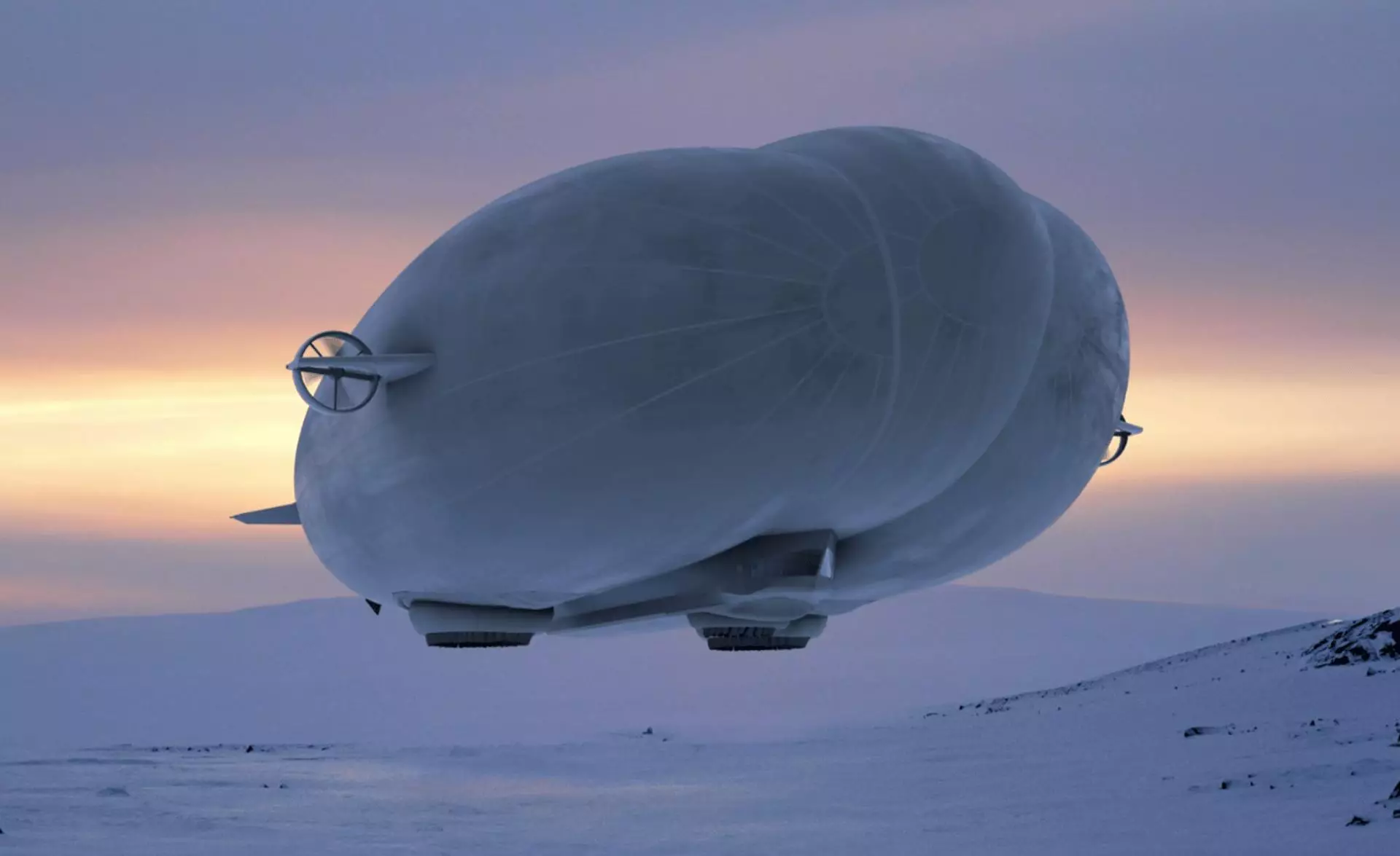 Quatre-vingts pour cent de la portance de l'AT2 proviennent de la flottabilité de son remplissage à l'hélium, ce qui contribue à optimiser l'efficacité du système de propulsion électrique alimenté par une pile à hydrogène.