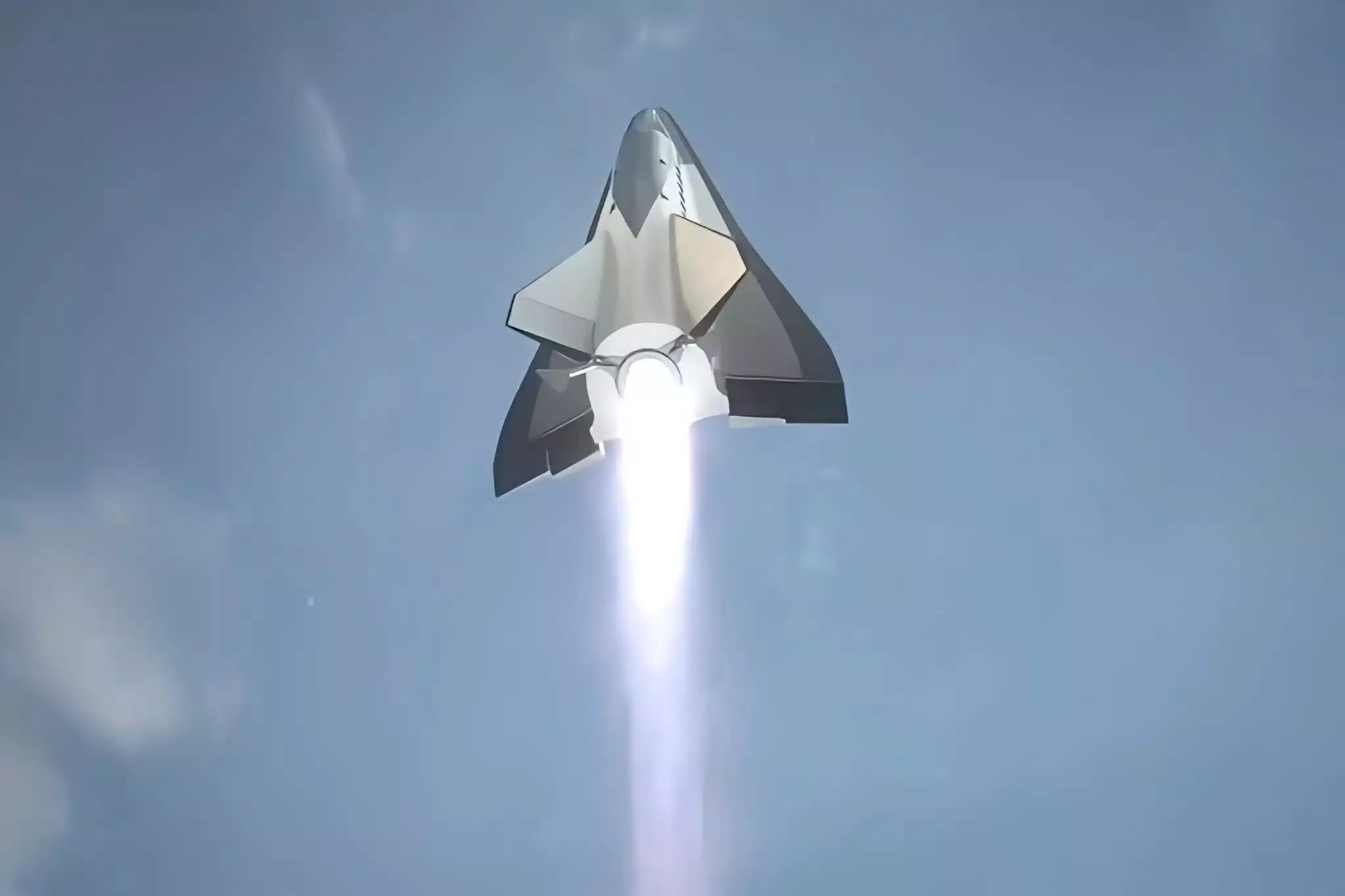 Un avion capable de décoller verticalement.