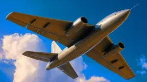 Illustration de l'avion Tupolev Tu-160M en vol, représentant la puissance stratégique russe (création par IA, illustration non réaliste). Crédit : Ideogram.