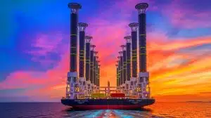 Les ailes d’aspiration les plus hautes du monde érigées sur un navire à jus : révolution maritime bouleversante et frissons garantis