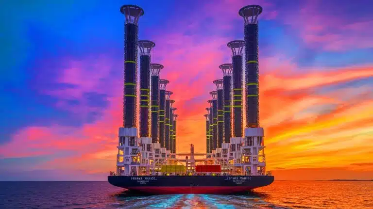 « Des ailes géantes aspirent le vent pour propulser un cargo à jus » : une installation maritime record qui bouleverse le transport mondial Les ailes d’aspiration les plus hautes du monde érigées sur un navire à jus : révolution maritime bouleversante et frissons garantis