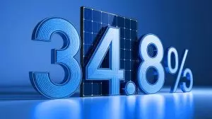 Longi pulvérise tous les records : l'énergie solaire atteint des sommets avec une cellule PV à 34,85 % d'efficacité, un bond technologique historique