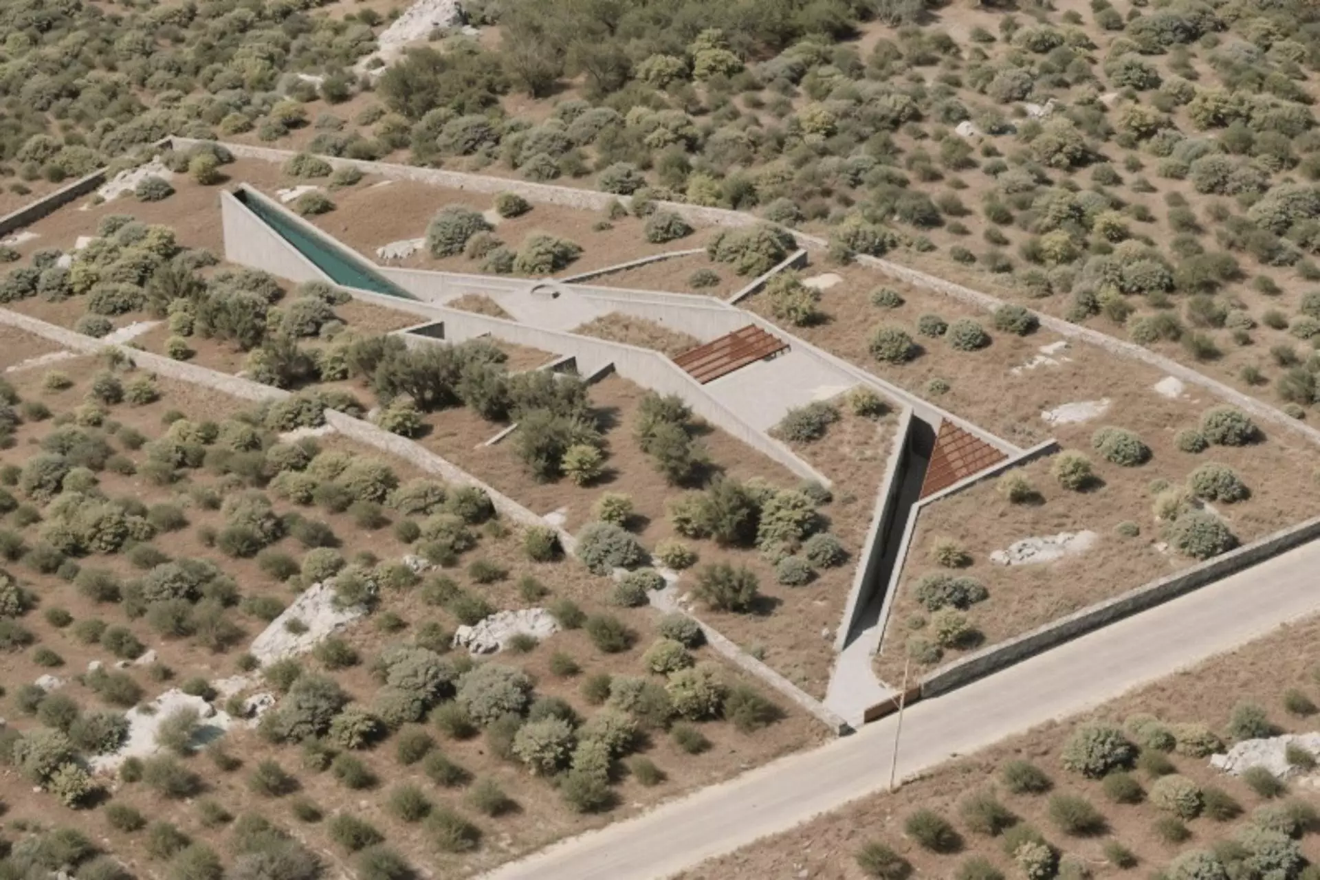 La N'arrow House a été conçue par le studio de design grec Mykonos Architects
