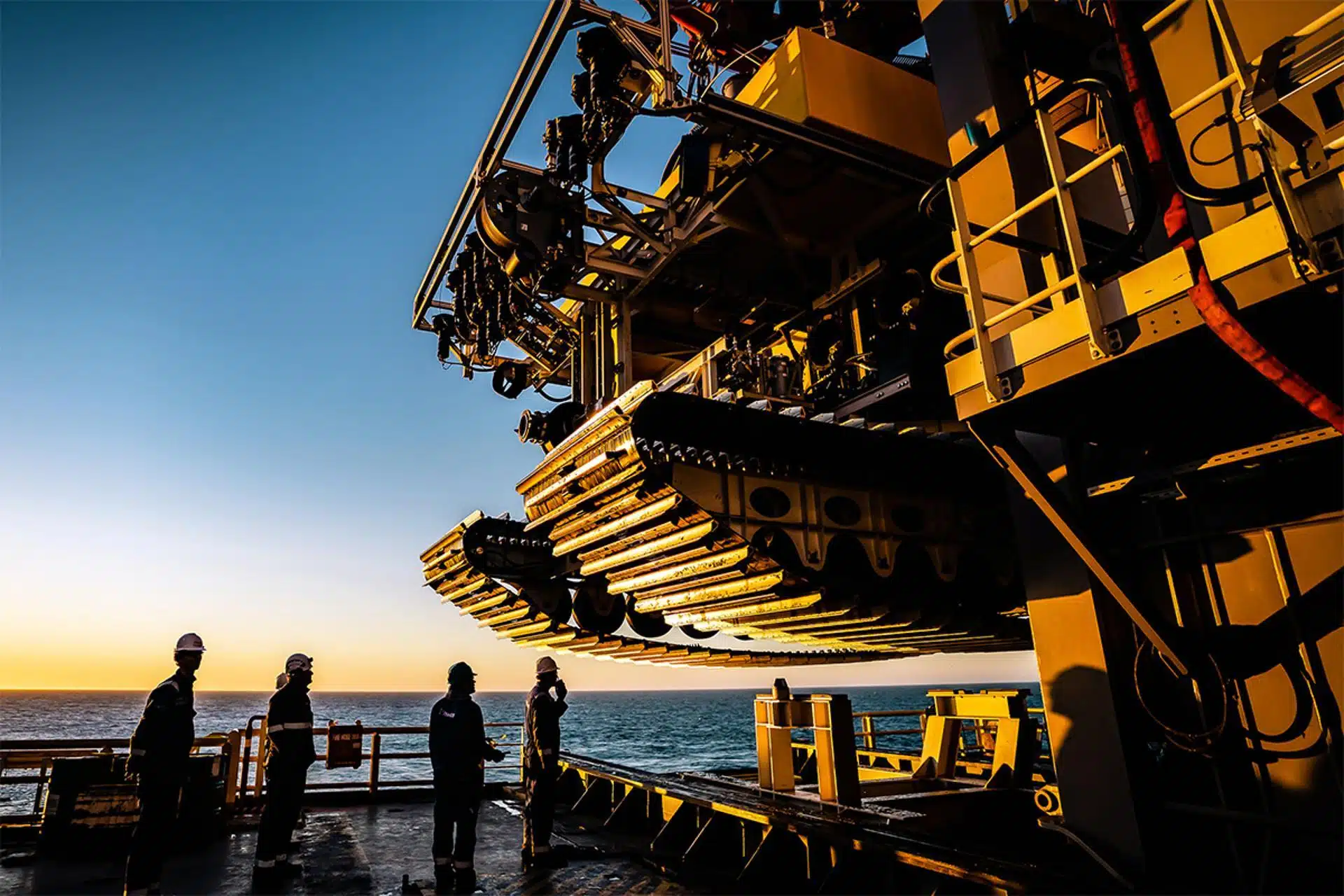 Depuis 2011, The Metals Company explore des méthodes pour extraire des nodules polymétalliques du fond marin à l'aide de véhicules collecteurs comme celui-ci, et elle pourrait bientôt réussir.