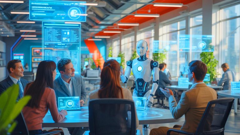 Illustration de l'impact économique et environnemental de la politesse numérique envers l'intelligence artificielle (création par IA, non réaliste). Crédit : Ideogram