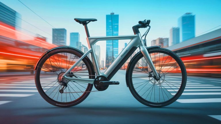 Illustration de la nouvelle technologie de moteur Kreutzer Hypershift pour vélos électriques (création par IA, non réaliste). Crédit : Ideogram