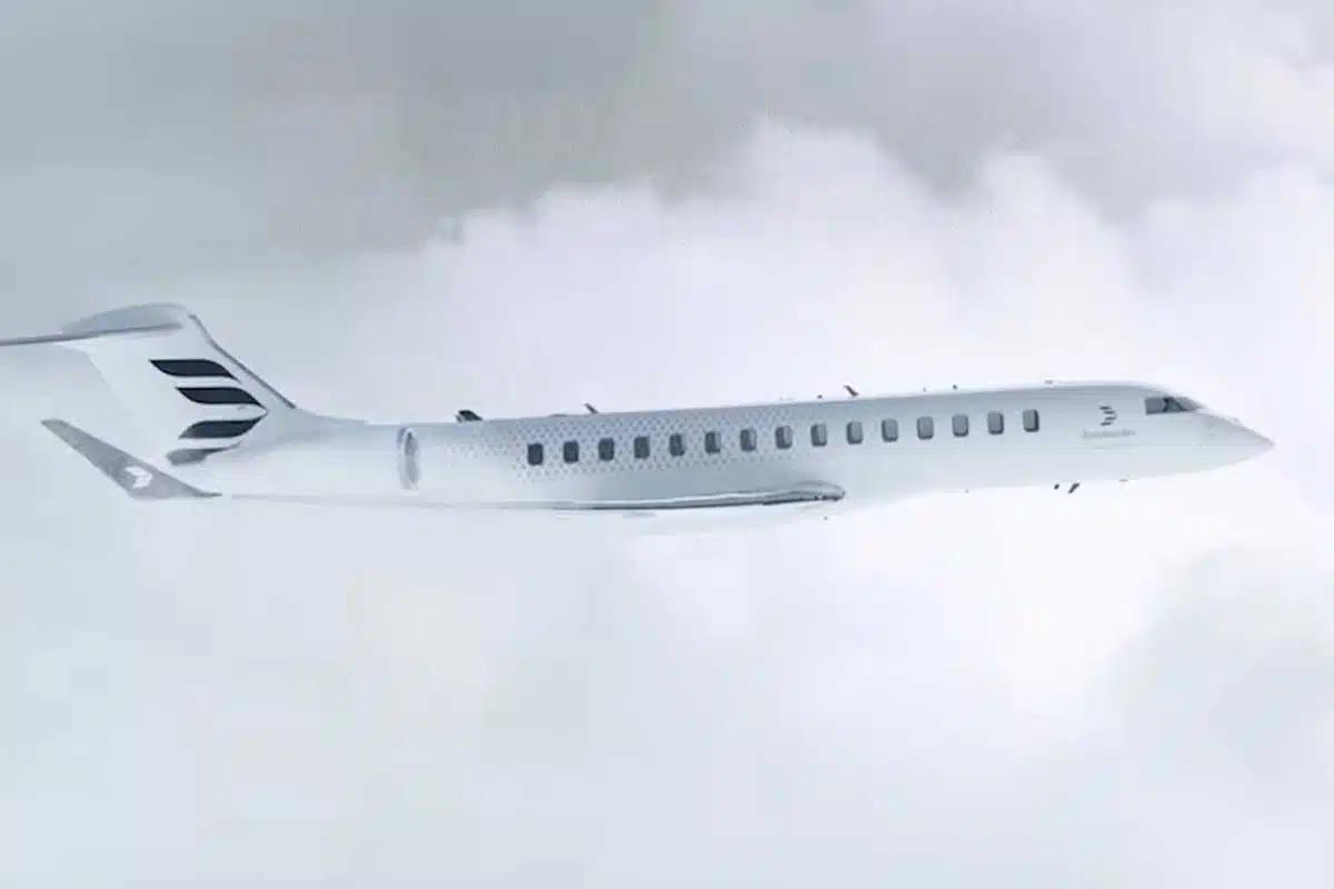 Le modèle Global 8000 de chez Bombardier.