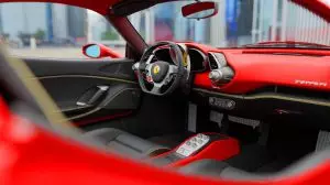 Illustration de la réintroduction potentielle de la boîte manuelle chez Ferrari (création par IA, non réaliste). Crédit : Ideogram