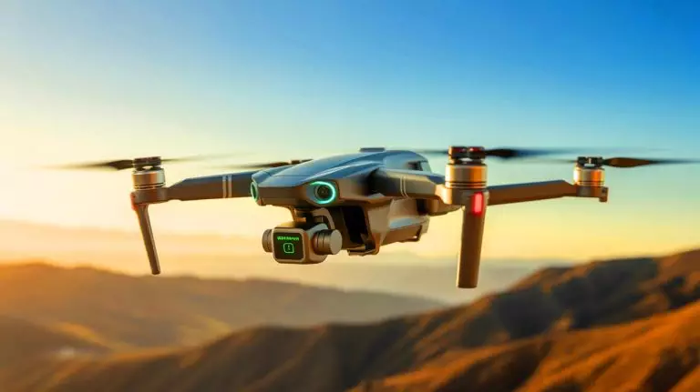 Illustration de la nouvelle batterie lithium-soufre pour drones développée par Lyten. Image réalisée par IA.