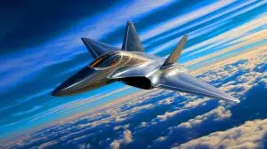 Illustration de l'avion hypersonique SR-72 atteignant des vitesses supérieures à Mach 5 (création par IA, illustration non réaliste). Crédit : Ideogram.