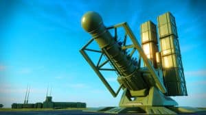 Illustration de la défense antimissile avancée "Golden Dome" annoncée par Donald Trump. Image réalisée par IA.