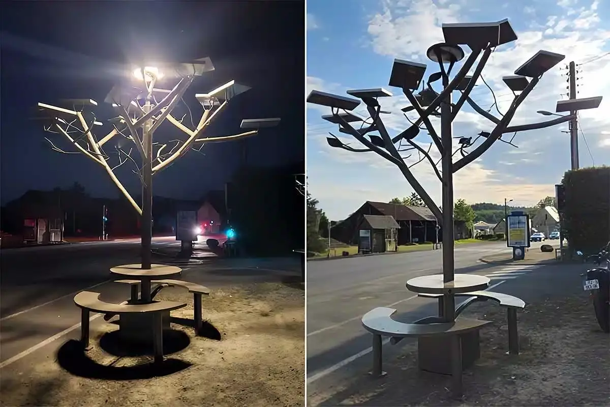 L'arbre de la convivialité conçu par Hervé Louifi.