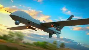 Ce drone frappe à 1 600 km : l’Ukraine dévoile une arme volante capable d’emporter 120 kg d’explosifs Illustration de l'Ukraine dévoilant le drone de frappe à longue portée FP-1 (création par IA, non réaliste). Crédit : Ideogram