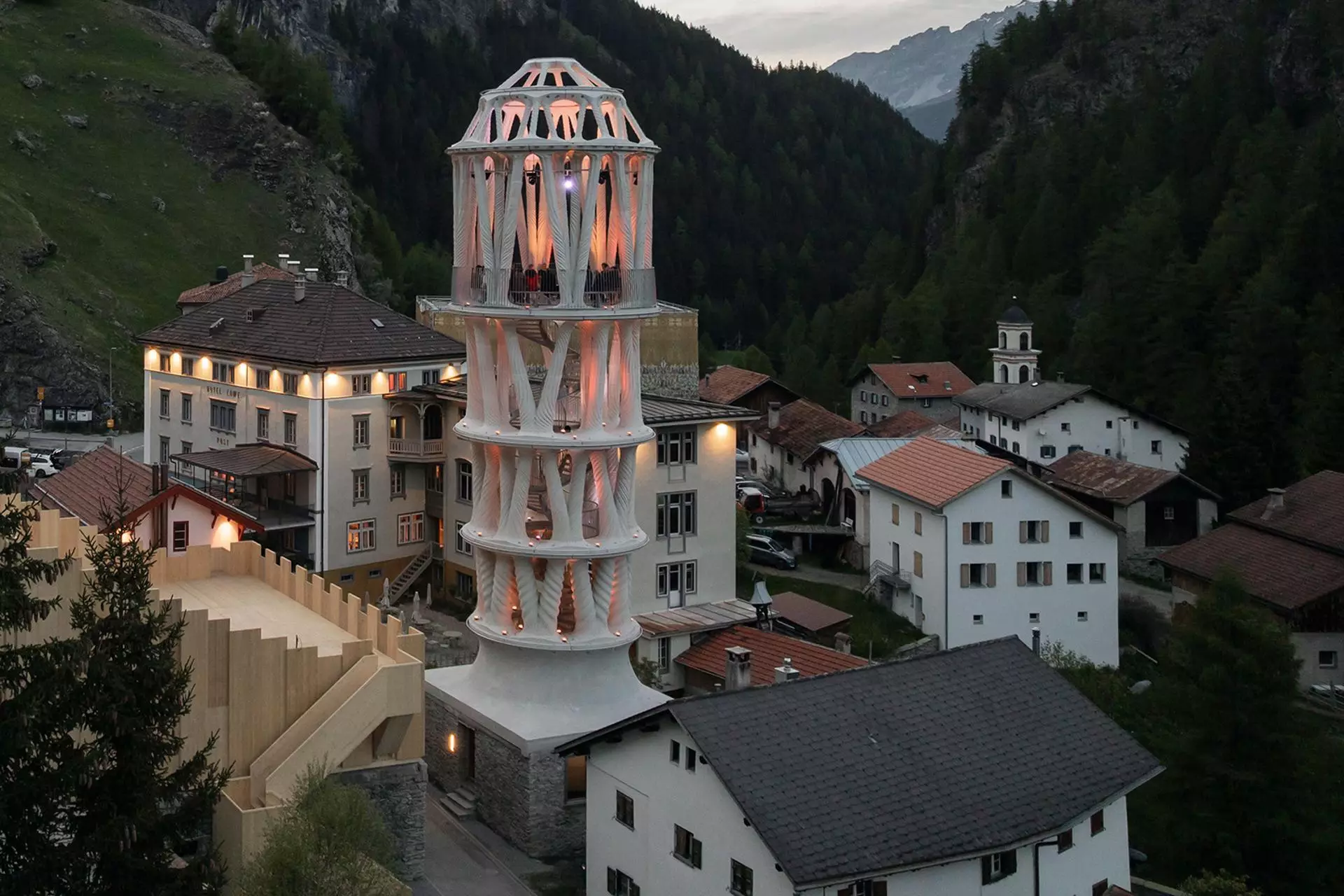 Tor Alva est le plus haut bâtiment imprimé en 3D au monde, atteignant une hauteur de 30 m.