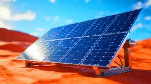Illustration de la technologie de refroidissement avancée pour panneaux solaires. Image réalisée par IA.