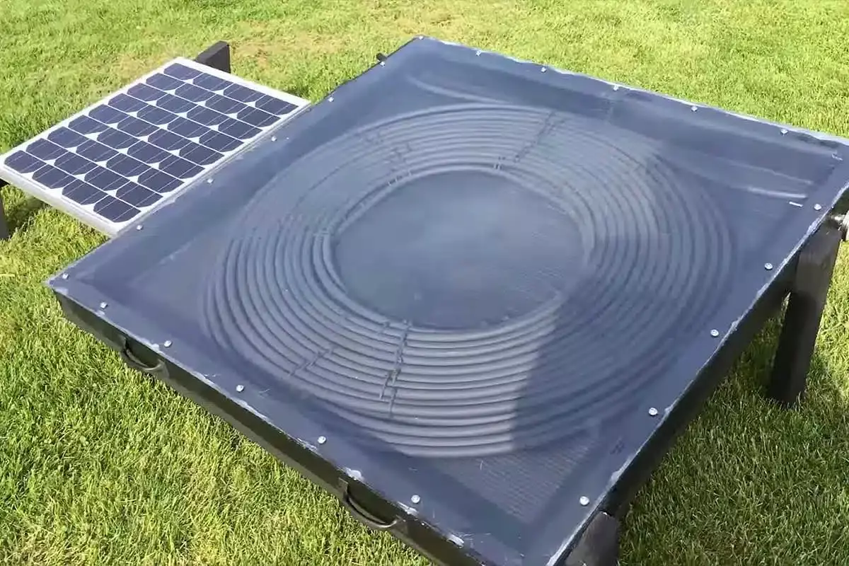 Il propose une vidéo explicative pour construire un chauffe-eau solaire. Crédit photo : Green Mountain DIY Guy (capture d'écran de la vidéo YouTube)